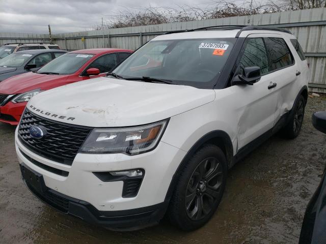 FORD EXPLORER S 2018 with VIN 1FM5K8GT3JGC28996 - Photo from auction