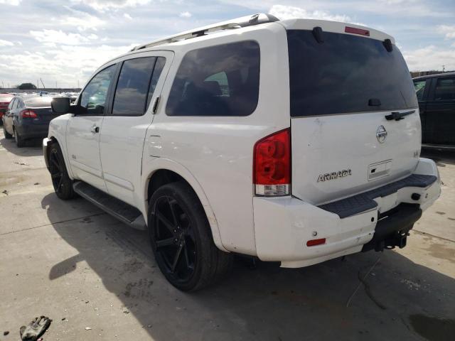 Photo 2 from auction – 2008 NISSAN ARMADA SE with VIN 5N1BA08D98N609417