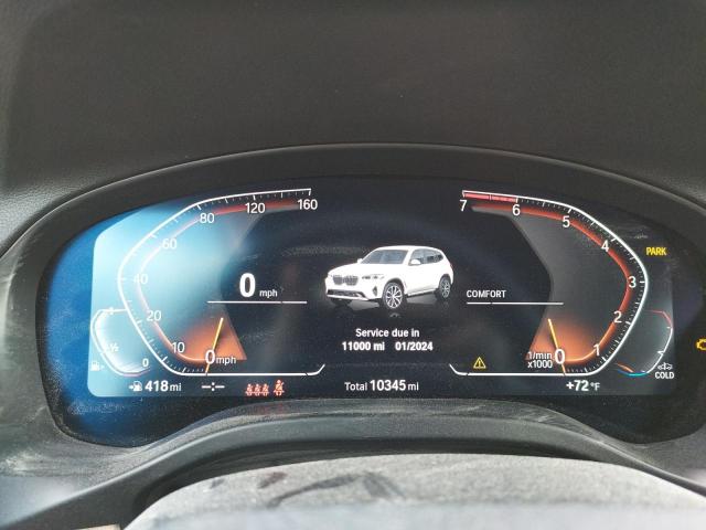 Photo 9 from auction – 2022 BMW X3 SDRIVE3 with VIN 5UX43DP09N9M96911