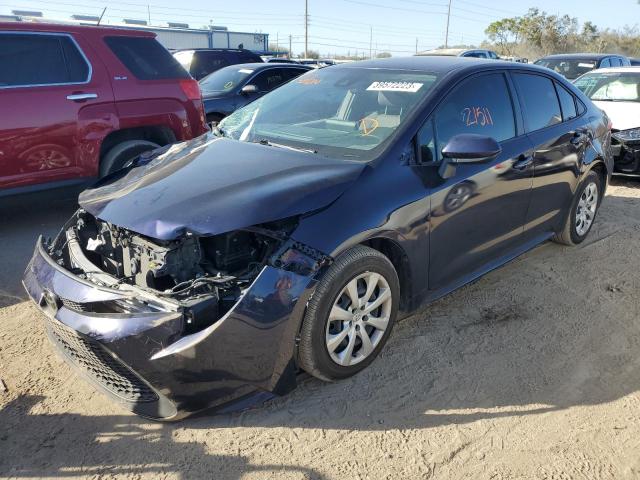 TOYOTA COROLLA LE 2021 with VIN JTDEPMAE9MJ154838 - Photo from auction