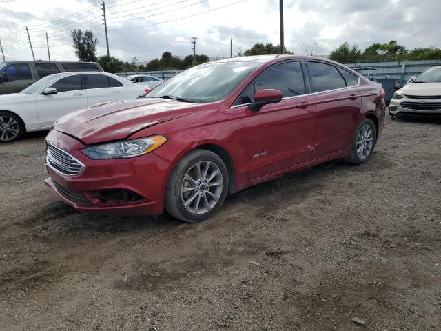FORD FUSION SE 2017 with VIN 3FA6P0LU1HR238395 - Photo from auction