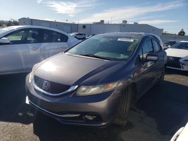 HONDA CIVIC EXL 2014 with VIN 19XFB2F93EE265581 - Photo from auction