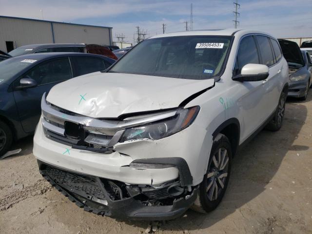 HONDA PILOT EXL 2022 with VIN 5FNYF5H53NB036384 - Photo from auction