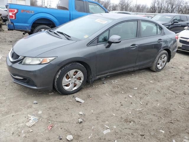 HONDA CIVIC LX 2013 with VIN 19XFB2F56DE025954 - Photo from auction