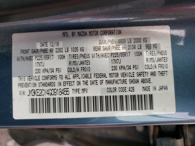 Photo 14 from auction – 2016 MAZDA CX-5 TOURI with VIN JM3KE2CY4G0918455