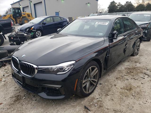 BMW 740 XI 2019 with VIN WBA7E4C52KGV70538 - Photo from auction