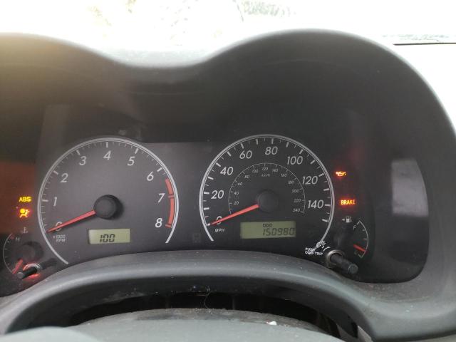 Photo 9 from auction – 2009 TOYOTA COROLLA with VIN 2T1BU40E79C071800