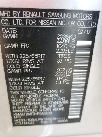 Photo 14 from auction – 2017 NISSAN ROGUE S with VIN KNMAT2MT9HP556189