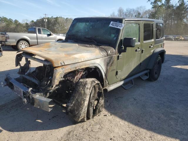 JEEP WRANGLER U 2015 with VIN 1C4BJWDG9FL750956 - Photo from auction