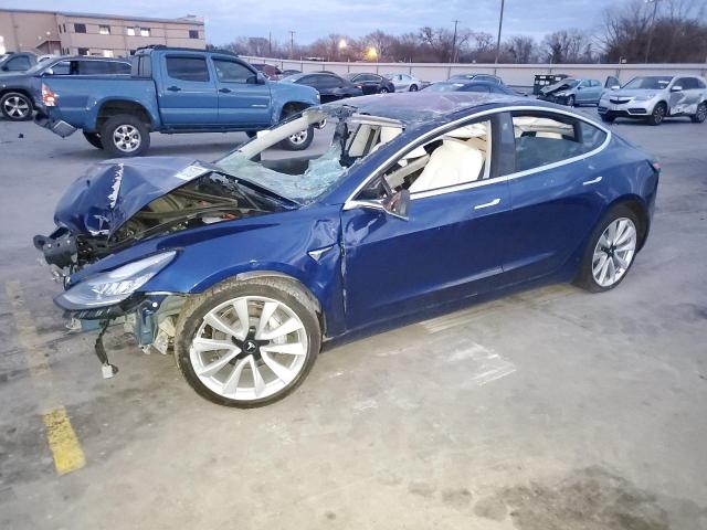 TESLA MODEL 3 2018 with VIN 5YJ3E1EB3JF147852 - Photo from auction