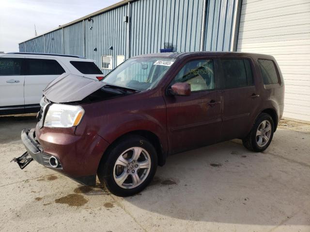HONDA PILOT EXL 2015 with VIN 5FNYF4H53FB002523 - Photo from auction