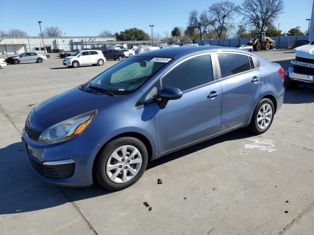 KIA RIO LX 2016 with VIN KNADM4A38G6576736 - Photo from auction