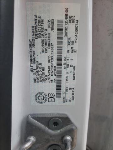 Photo 14 from auction – 2014 FORD ESCAPE S with VIN 1FMCU0F72EUE43817