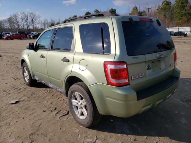 Photo 2 from auction – 2008 FORD ESCAPE HEV with VIN 1FMCU49H58KC63601
