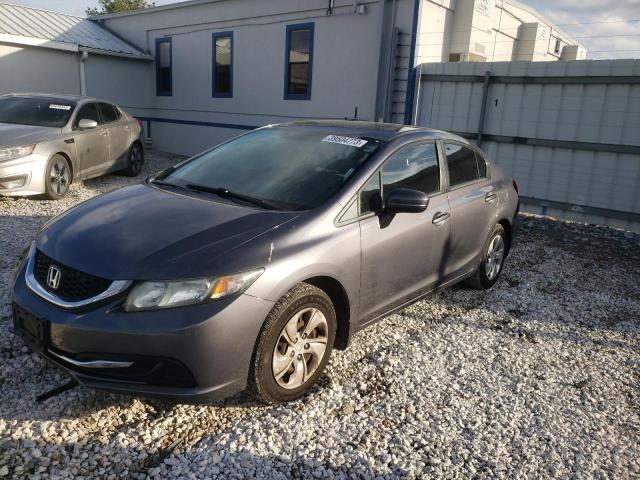 HONDA CIVIC LX 2014 with VIN 19XFB2F55EE061510 - Photo from auction