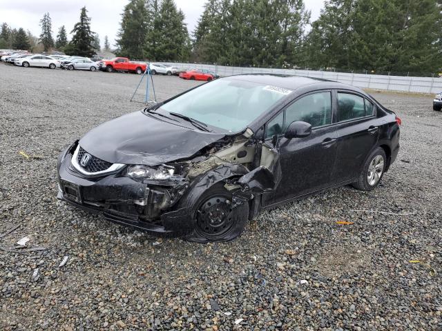HONDA CIVIC LX 2013 with VIN 19XFB2F51DE291821 - Photo from auction