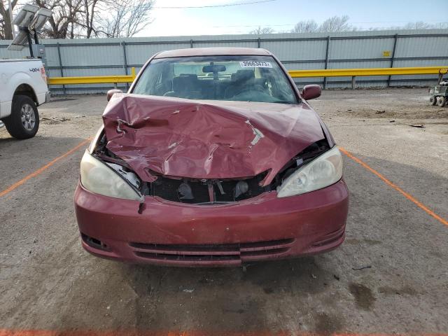 Photo 5 from auction – 2002 TOYOTA CAMRY LE with VIN 4T1BE32K22U057267