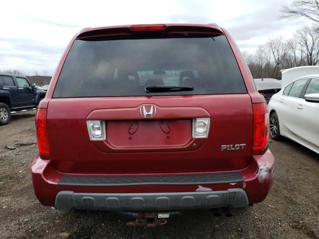 Photo 6 from auction – 2004 HONDA PILOT EXL with VIN 2HKYF18544H556084