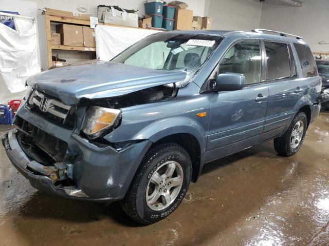 HONDA PILOT EX 2008 with VIN 5FNYF18438B004586 - Photo from auction