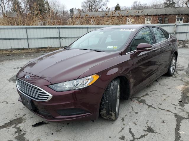 FORD FUSION SE 2017 with VIN 3FA6P0H76HR118448 - Photo from auction