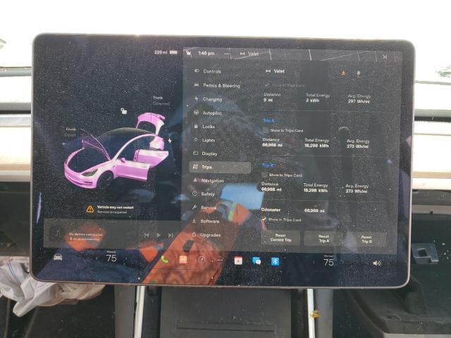 Photo 9 from auction – 2019 TESLA MODEL 3 with VIN 5YJ3E1EB2KF511938