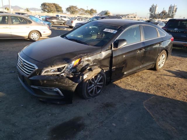 HYUNDAI SONATA SE 2015 with VIN 5NPE24AF1FH096162 - Photo from auction