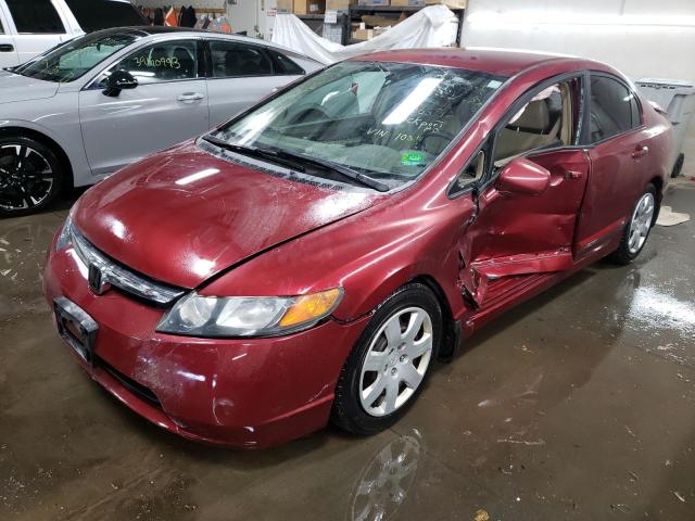 HONDA CIVIC LX 2006 with VIN 1HGFA16586L061024 - Photo from auction
