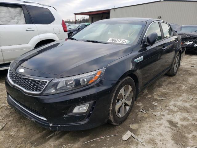 KIA OPTIMA HYB 2014 with VIN KNAGM4AD8E5063012 - Photo from auction