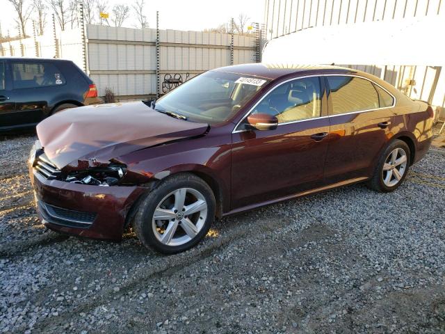 VOLKSWAGEN PASSAT SE 2014 with VIN 1VWBP7A3XEC007966 - Photo from auction