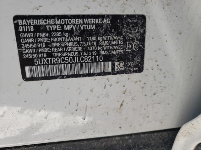 Photo 14 from auction – 2018 BMW X3 3.0I with VIN 5UXTR9C50JLC82110