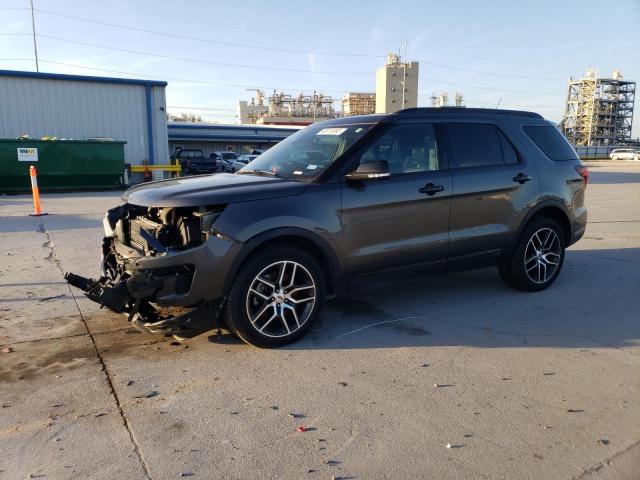 FORD EXPLORER S 2018 with VIN 1FM5K8GT4JGB87858 - Photo from auction