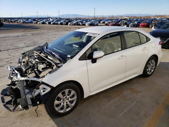 TOYOTA COROLLA LE 2021 with VIN JTDEPMAE6MJ170270 - Photo from auction