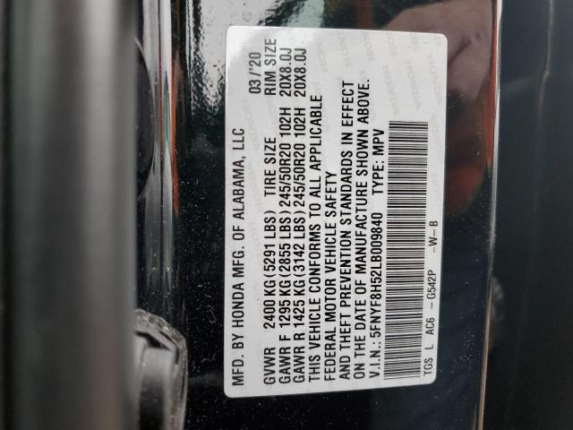 Photo 14 from auction – 2020 HONDA PASSPORT E with VIN 5FNYF8H52LB009840