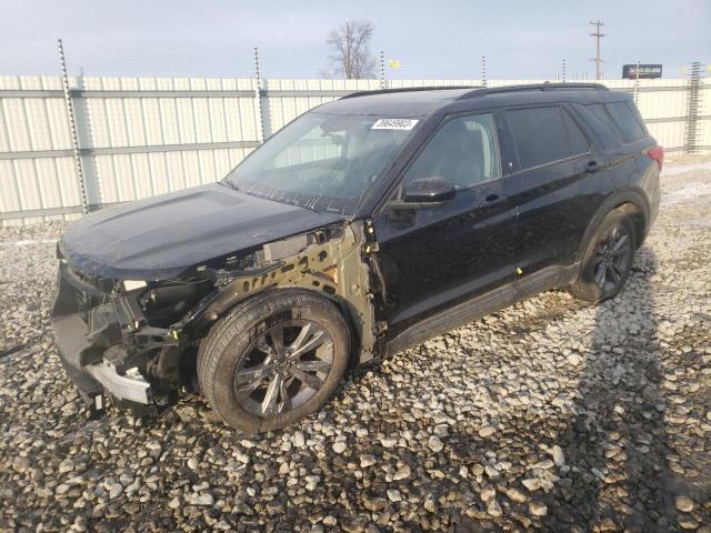 FORD EXPLORER X 2022 with VIN 1FMSK8DH3NGA65226 - Photo from auction