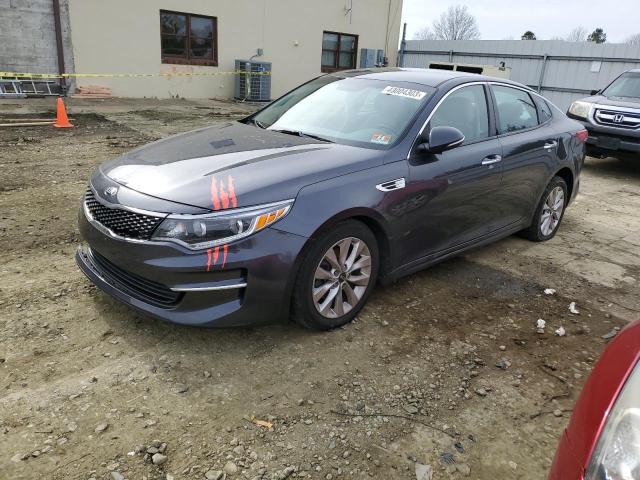 KIA OPTIMA EX 2017 with VIN 5XXGU4L30HG167808 - Photo from auction
