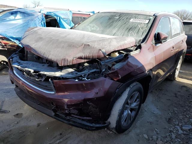 TOYOTA HIGHLANDER 2015 with VIN 5TDJKRFH4FS076021 - Photo from auction