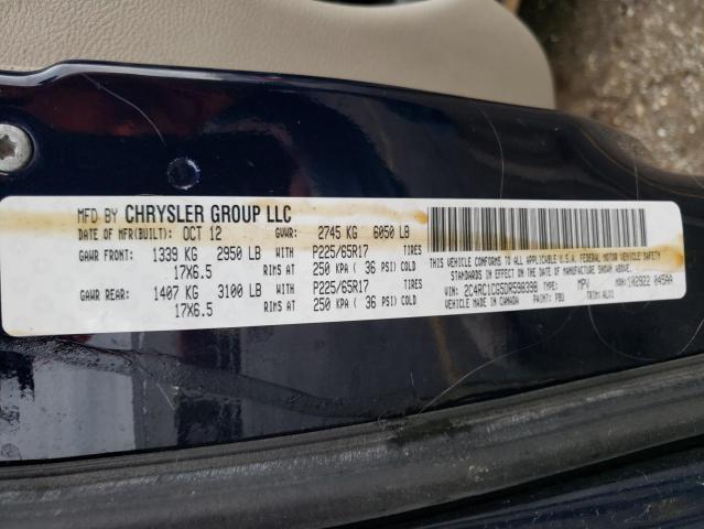 Photo 14 from auction – 2013 CHRYSLER TOWN & COU with VIN 2C4RC1CG5DR598398