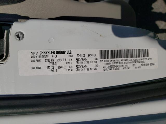 Photo 14 from auction – 2014 DODGE GRAND CARA with VIN 2C4RDGCG4ER387808