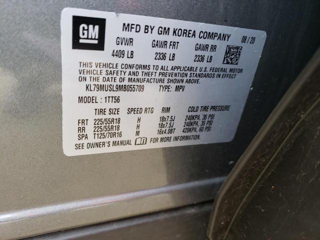 Photo 14 from auction – 2021 CHEVROLET TRAILBLAZE with VIN KL79MUSL9MB055709