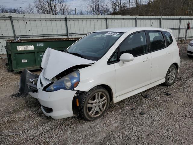 HONDA FIT S 2007 with VIN JHMGD38637S021418 - Photo from auction