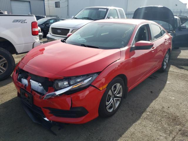 HONDA CIVIC LX 2017 with VIN 2HGFC2F50HH521566 - Photo from auction