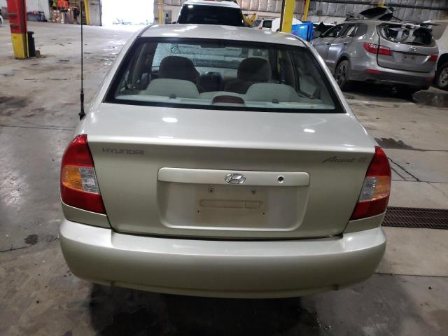 Photo 6 from auction – 2001 HYUNDAI ACCENT GL with VIN KMHCG45C91U203915