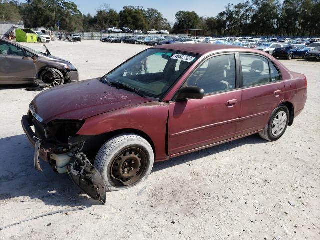 Photo 1 from auction – 2003 HONDA CIVIC with VIN 2HGES16563H554931