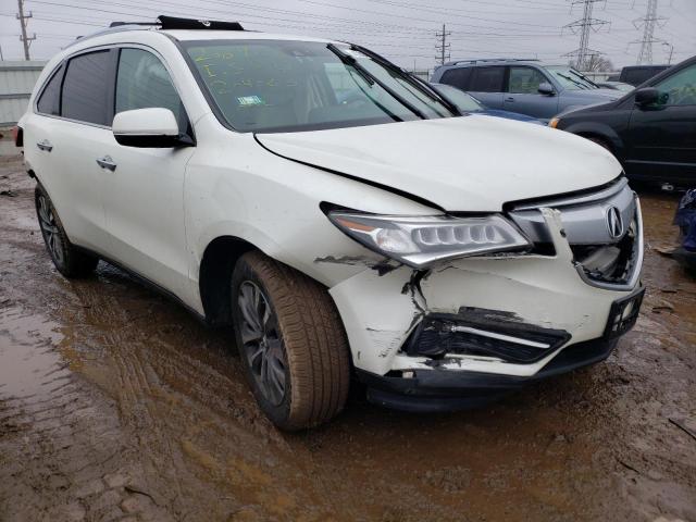 Photo 4 from auction – 2014 ACURA MDX TECHNO with VIN 5FRYD4H47EB048334