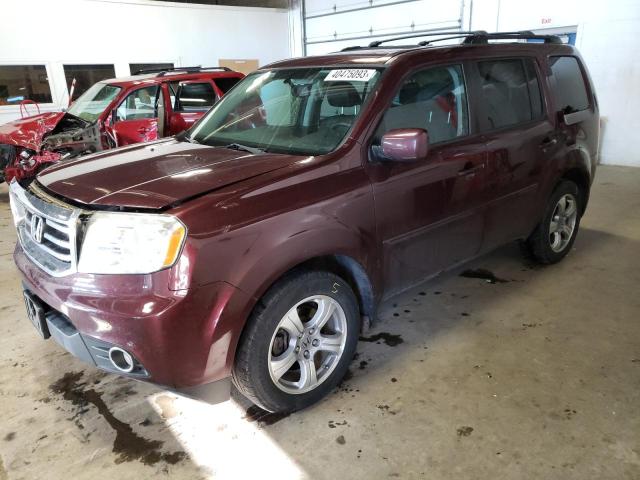 HONDA PILOT EXL 2014 with VIN 5FNYF4H5XEB020662 - Photo from auction