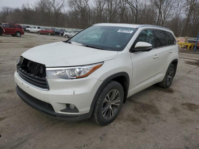 TOYOTA HIGHLANDER 2016 with VIN 5TDJKRFH6GS500171 - Photo from auction