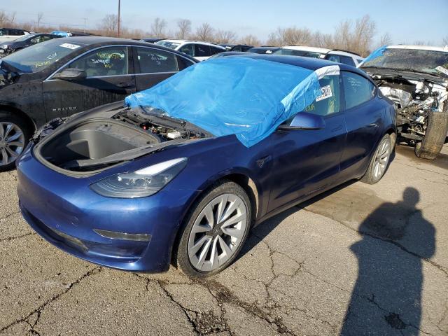 TESLA MODEL 3 2022 with VIN 5YJ3E1EA4NF190884 - Photo from auction