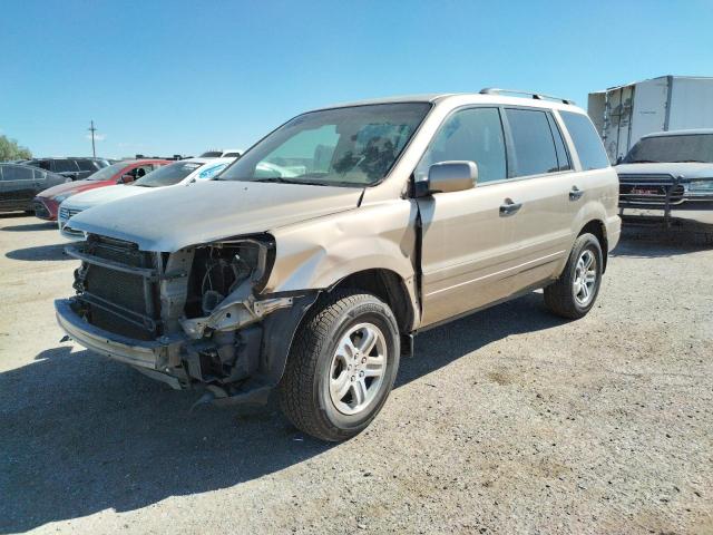 HONDA PILOT EX 2004 with VIN 2HKYF18404H607605 - Photo from auction