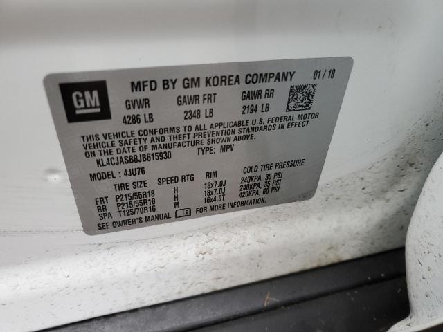 Photo 14 from auction – 2018 BUICK ENCORE PRE with VIN KL4CJASB8JB615930
