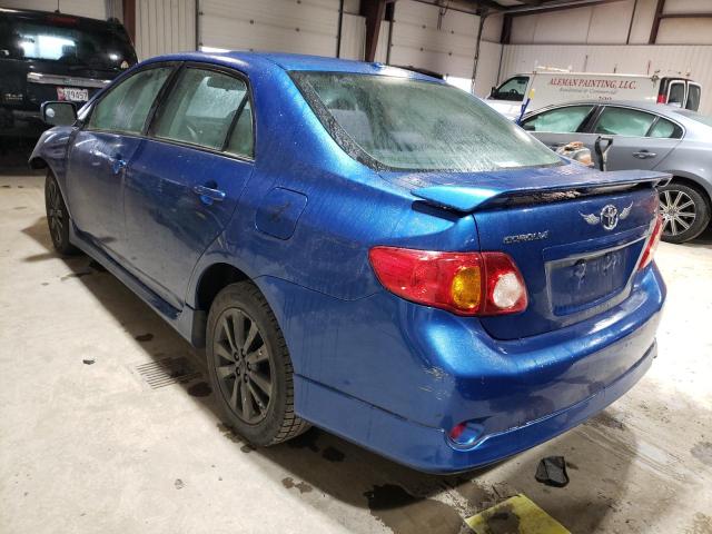 Photo 2 from auction – 2009 TOYOTA COROLLA BA with VIN 2T1BU40E19C112969